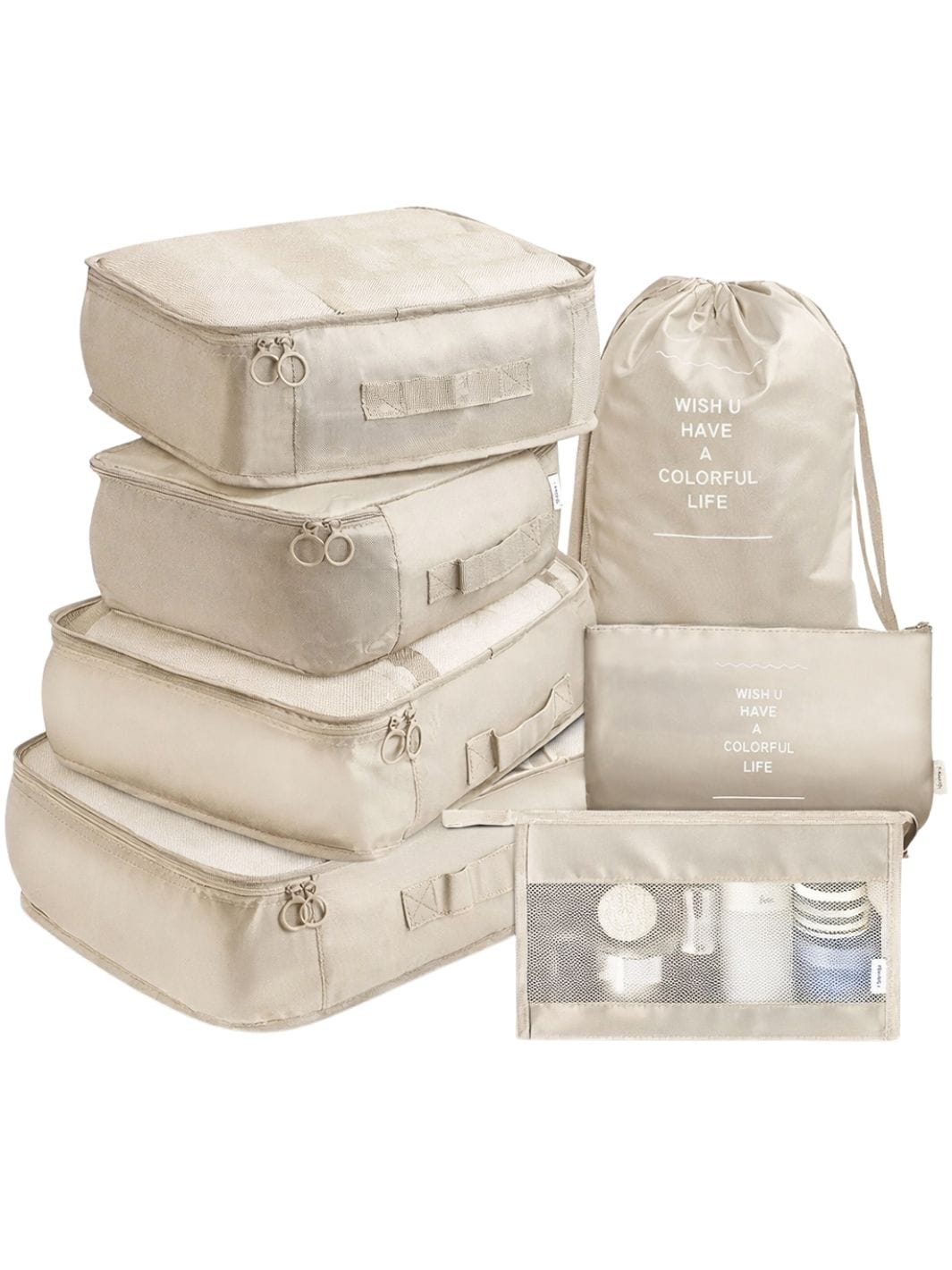 Organisateur de sac voyage | PACK SMART Beige (B)