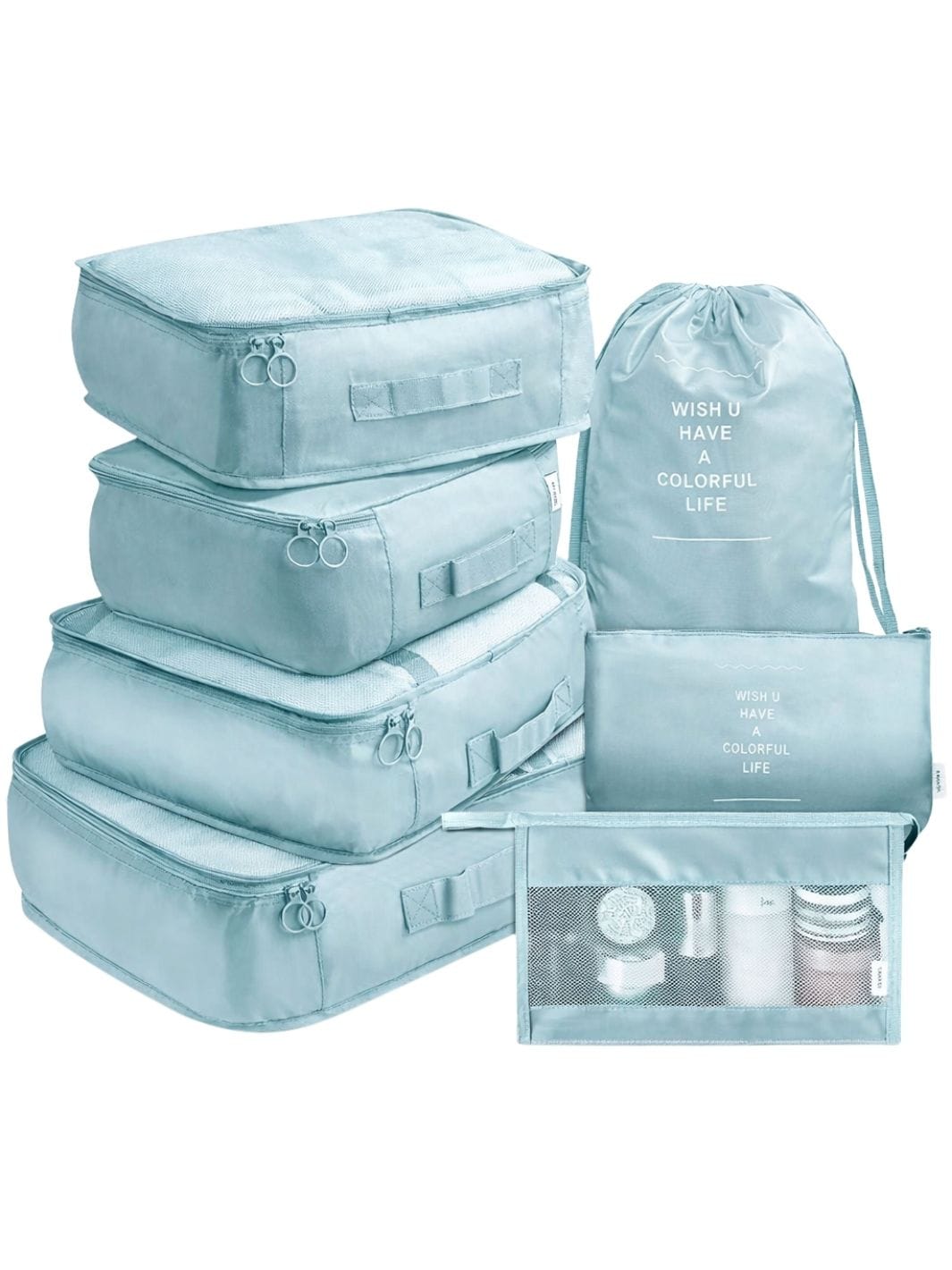 Organisateur de sac voyage | PACK SMART Bleu clair (A)