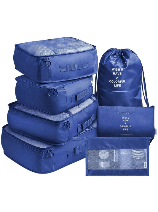 Organisateur de sac voyage | PACK SMART Bleu marine (A)