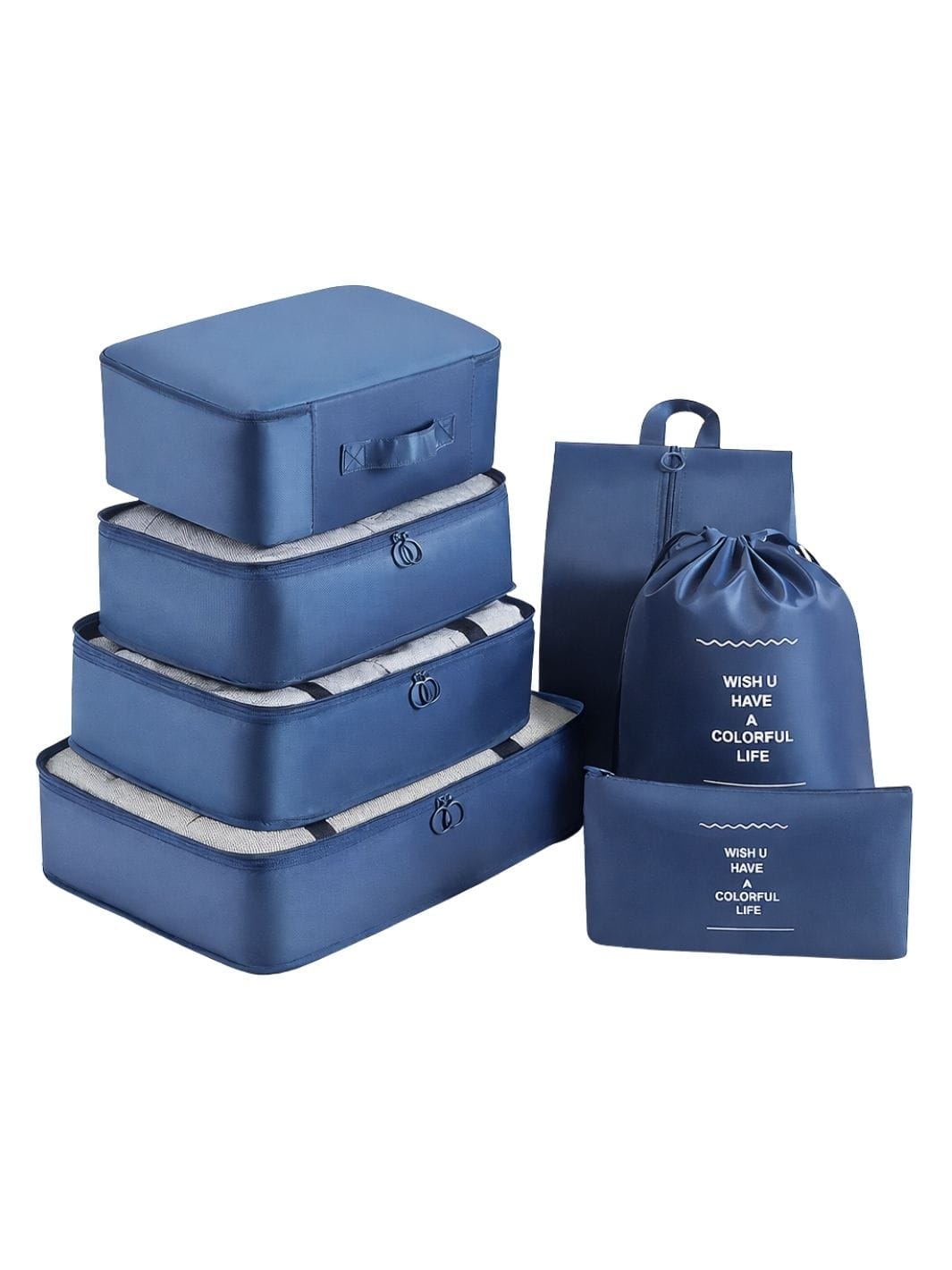 Organisateur de sac voyage | PACK SMART Bleu marine (B)