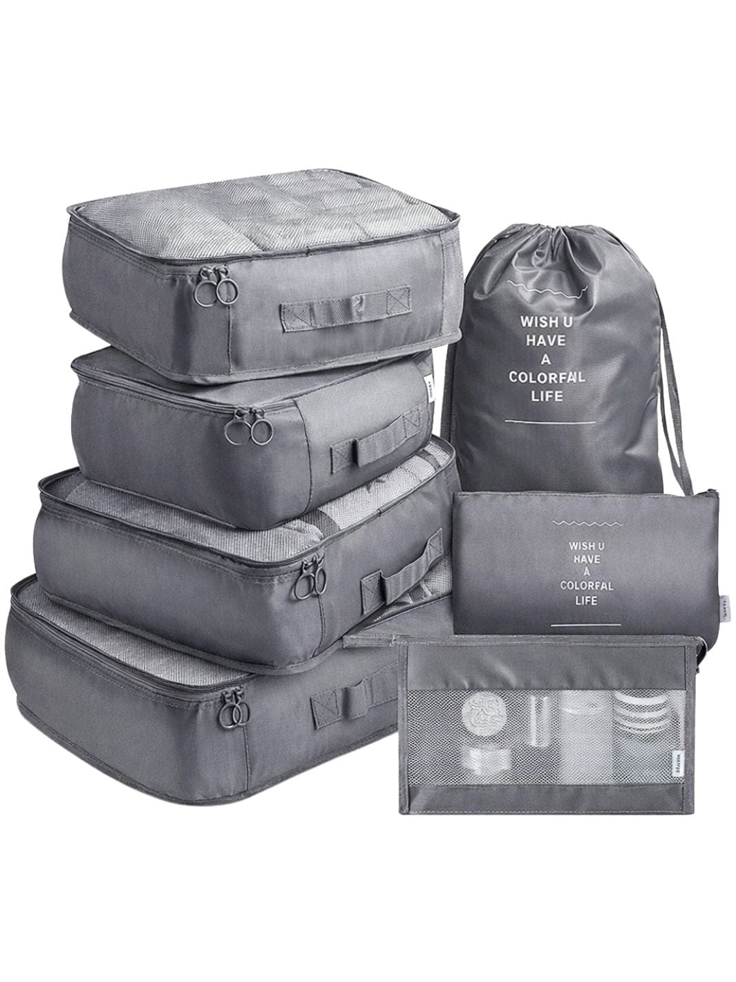 Organisateur de sac voyage | PACK SMART Gris (B)