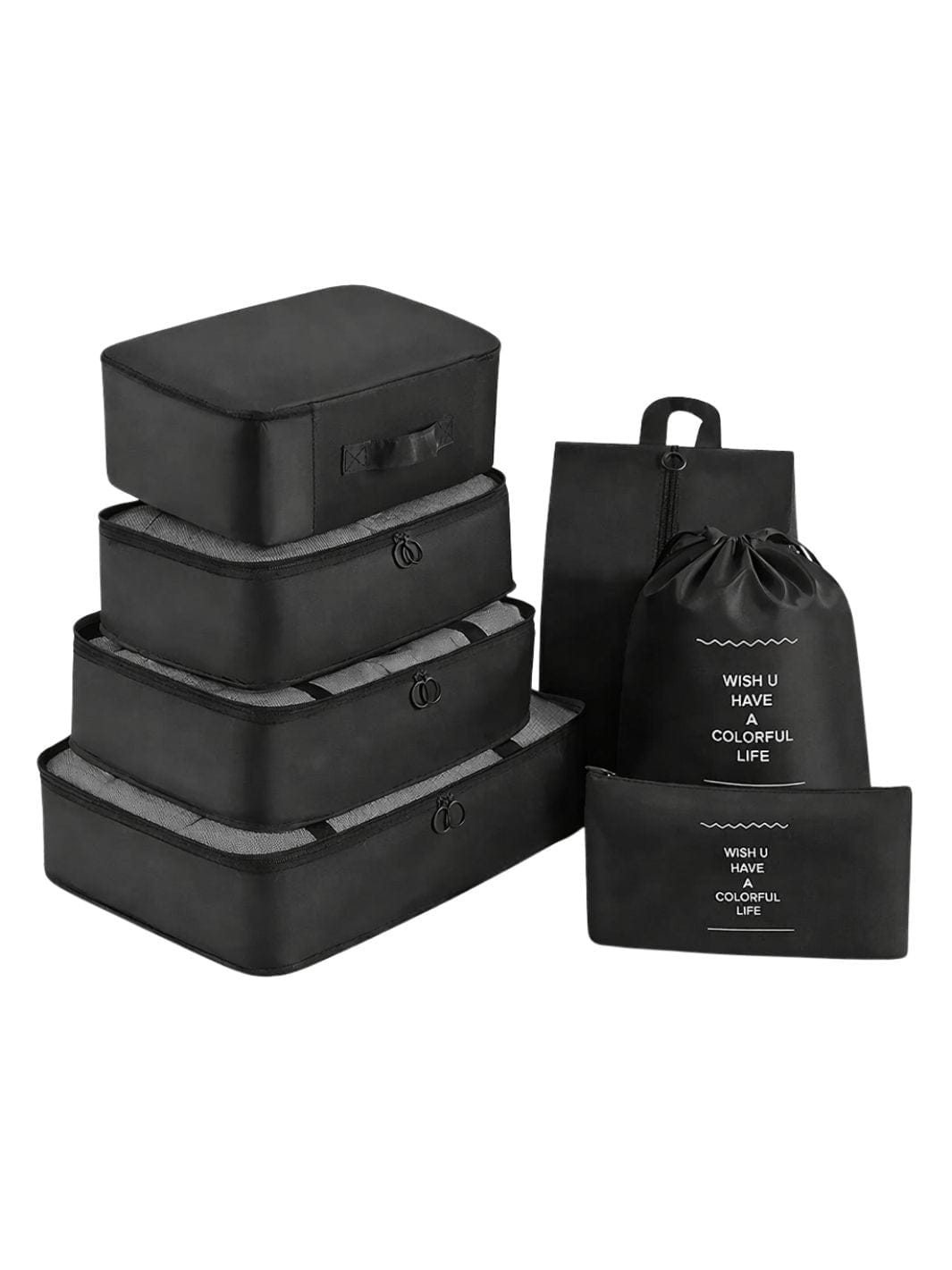 Organisateur de sac voyage | PACK SMART Noir (A)