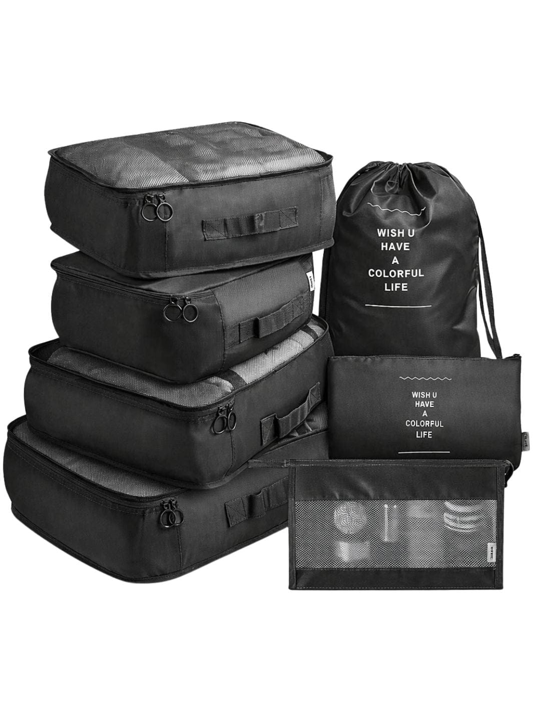 Organisateur de sac voyage | PACK SMART Noir (B)