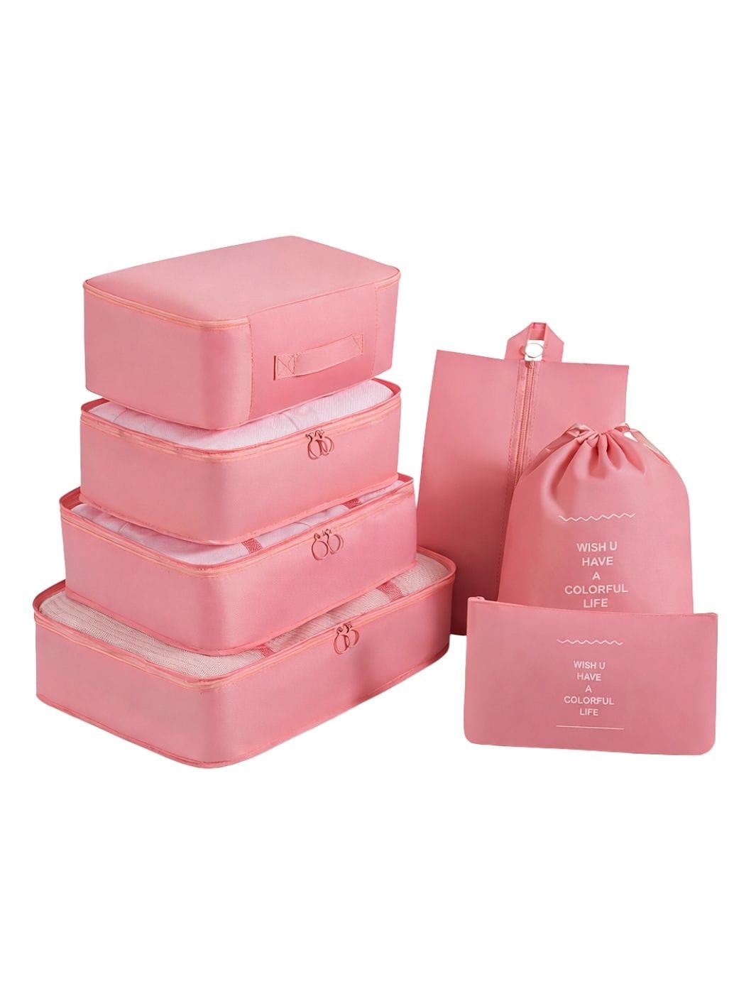 Organisateur de sac voyage | PACK SMART Rose (A)