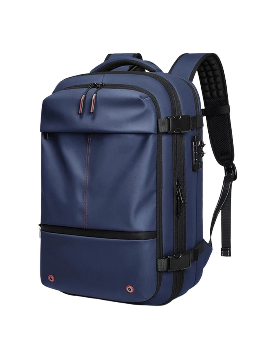 Sac de voyage compressible | AEROPACK Bleu (avec pompe)